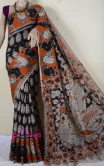 Kalamkari cotton saree