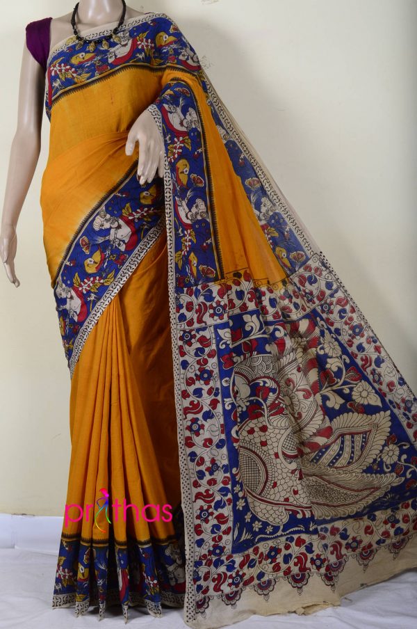 Kalamkari cotton saree