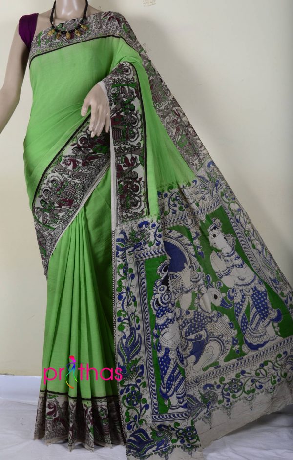 Kalamkari cotton saree