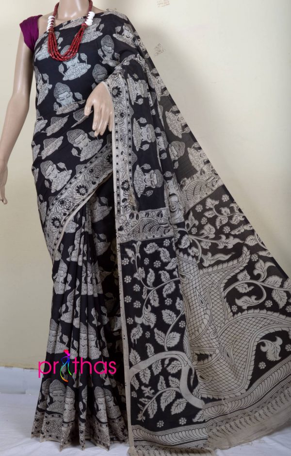 Silk kalamkari Saree